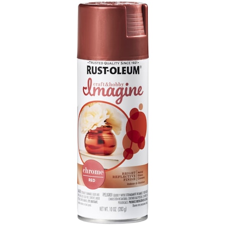 Rust-Oleum Rust-Oleum Imagine Smooth Chrome Red Spray Paint 10 oz 353332